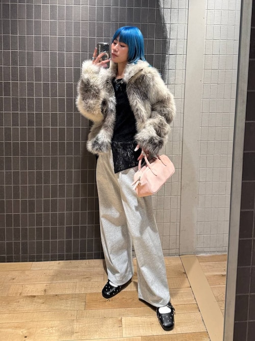 セール】【この冬スタイリングの主役にピッタリ！】MIXカラーファー