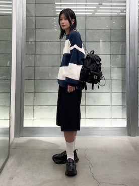 「eL（エル）のアイテム」を使った、あゆねさん（レディース・164cm）の秋コーディネート