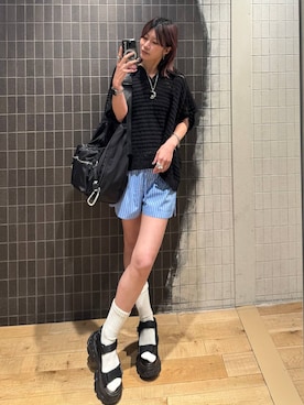 あゆねさん（レディース・164cm）の夏コーディネート