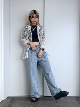 あゆねさん（レディース・164cm）の春コーディネート