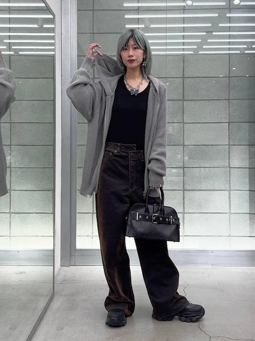 5GアゼダブルZIPニットフーディー/602216（パーカー）｜JEANASIS