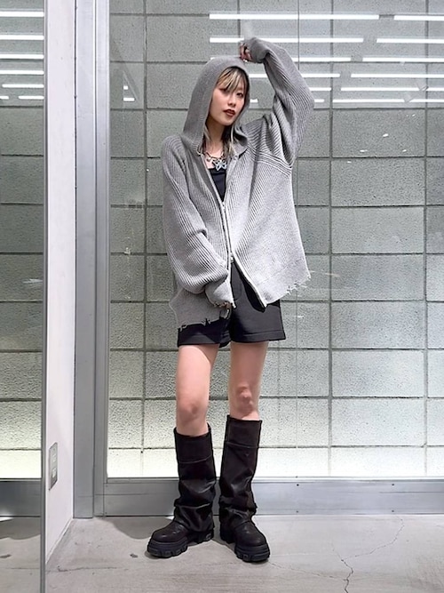 JEANASIS ブーツ ルーズFITロングブーツ/581263 レディース