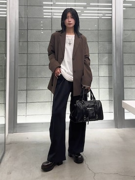 あゆねさん（レディース・164cm）の秋コーディネート