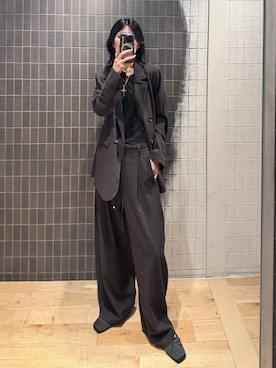 「JEANASIS（ジーナシス）のアイテム」を使った、あゆねさん（レディース・164cm）の秋コーディネート