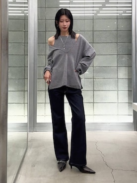 「eL（エル）のアイテム」を使った、あゆねさん（レディース・164cm）の秋コーディネート