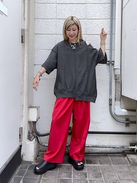 あゆねさん（レディース・164cm）の夏コーディネート