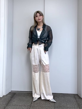 あゆねさん（レディース・164cm）の春コーディネート