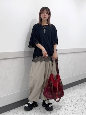 あゆねさん（レディース・164cm）の夏コーディネート