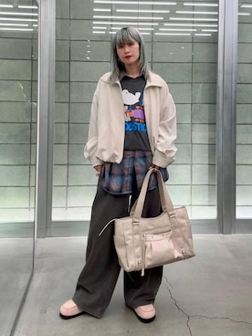 「eL（エル）のアイテム」を使った、あゆねさん（レディース・164cm）の春コーディネート