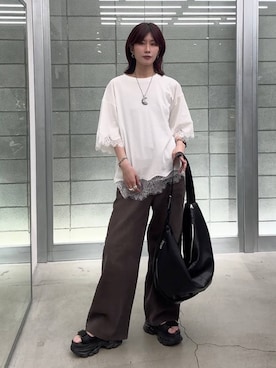 あゆねさん（レディース・164cm）の春コーディネート