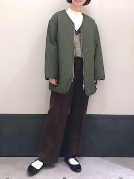 「LEPSIM」｜「アイテム（その他）」を使った、ミヨちゃんさん（レディース・165cm）の冬コーディネート