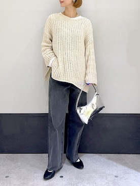 「レプシィム(LEPSIM)」｜「アイテム（Tシャツ/カットソー）」を使った、ミヨちゃんさん（レディース・165cm）の春コーディネート