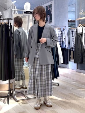 「20代_LEPSIM」｜「アイテム（ジャケット/アウター）」を使った、ミヨちゃんさん（レディース・166cm）の冬コーディネート