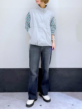 「ベストコーデ」｜「アイテム（その他アウター）」を使った、ミヨちゃんさん（レディース・165cm）の冬コーディネート