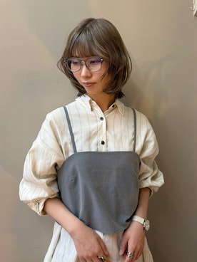 「20代_LEPSIM」｜「アイテム（キャミソール）」を使った、ミヨちゃんさん（レディース・165cm）の春コーディネート