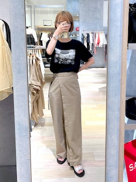 ミヨちゃんさん（レディース・166cm）の夏コーディネート