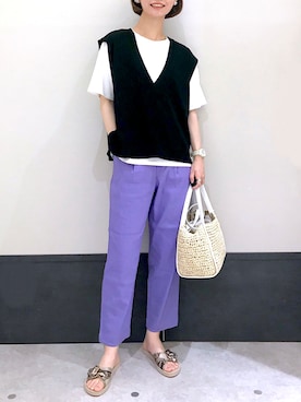 「レプシィム(LEPSIM)」｜「アイテム（その他）」を使った、ミヨちゃんさん（レディース・165cm）の夏コーディネート