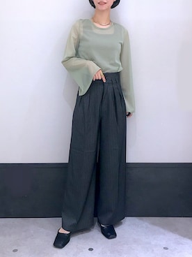「レプシィム(LEPSIM)」｜「アイテム（パンプス）」を使った、ミヨちゃんさん（レディース・165cm）の秋コーディネート