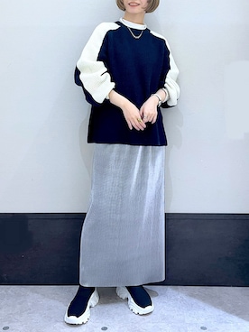 「レプシィム(LEPSIM)」｜「アイテム（ブーツ）」を使った、ミヨちゃんさん（レディース・165cm）の冬コーディネート