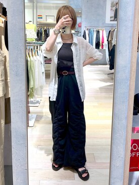 ミヨちゃんさん（レディース・166cm）の夏コーディネート