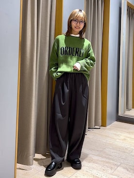 「LEPSIM」｜ミヨちゃんさん（レディース・166cm）の冬コーディネート