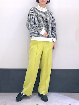 「LEPSIM」｜「アイテム（その他）」を使った、ミヨちゃんさん（レディース・166cm）の冬コーディネート