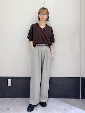 ミヨちゃんさん（レディース・166cm）の秋コーディネート