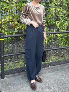 「レプシィム(LEPSIM)」｜「アイテム（ローファー）」を使った、ミヨちゃんさん（レディース・165cm）の秋コーディネート