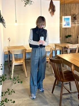 「レプシィム(LEPSIM)」｜「アイテム（その他アウター）」を使った、ミヨちゃんさん（レディース・165cm）の冬コーディネート