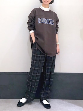 「LEPSIM」｜「アイテム（その他）」を使った、ミヨちゃんさん（レディース・165cm）の秋コーディネート