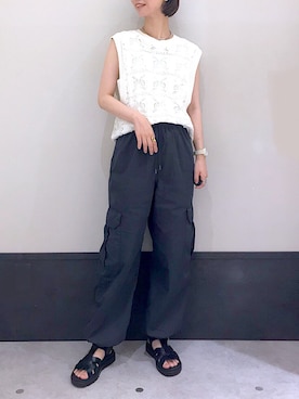 ミヨちゃんさん（レディース・165cm）の夏コーディネート