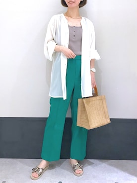 ミヨちゃんさん(レディース・165cm)の夏コーディネート