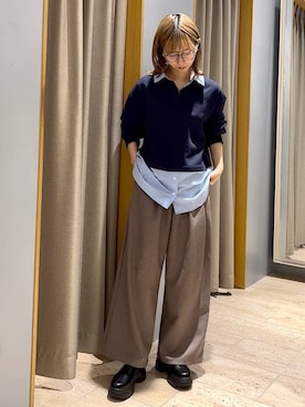 ミヨちゃんさん（レディース・166cm）の冬コーディネート