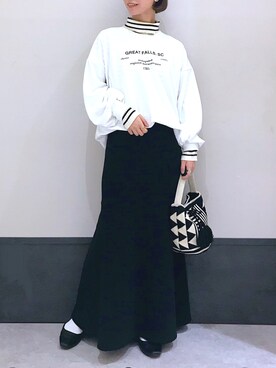 「LEPSIM」｜「アイテム（その他）」を使った、ミヨちゃんさん（レディース・165cm）の冬コーディネート