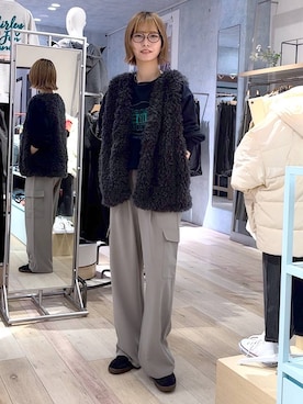 ミヨちゃんさん（レディース・166cm）の秋コーディネート