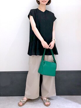 「LEPSIM」｜「アイテム（その他）」を使った、ミヨちゃんさん（レディース・165cm）の夏コーディネート