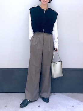 「レプシィム(LEPSIM)」｜「アイテム（パンプス）」を使った、ミヨちゃんさん（レディース・165cm）の秋コーディネート