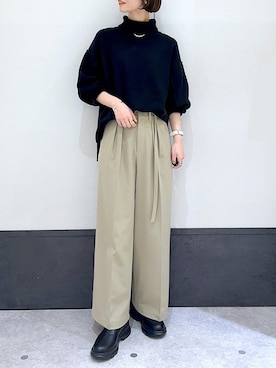 「レプシィム(LEPSIM)」｜「アイテム（ブーツ）」を使った、ミヨちゃんさん（レディース・165cm）の冬コーディネート
