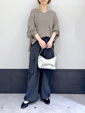 「レプシィム(LEPSIM)」｜「アイテム（ハンドバッグ）」を使った、ミヨちゃんさん（レディース・165cm）の春コーディネート