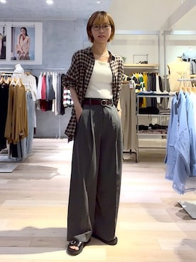 ミヨちゃんさん（レディース・166cm）の秋コーディネート