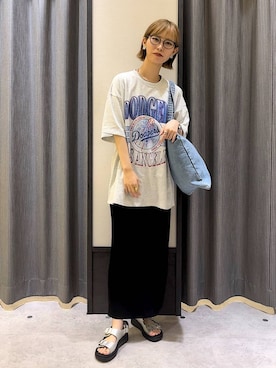 ミヨちゃんさん（レディース・166cm）の夏コーディネート