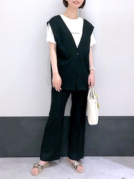 「レプシィム(LEPSIM)」｜「アイテム（その他）」を使った、ミヨちゃんさん（レディース・165cm）の夏コーディネート