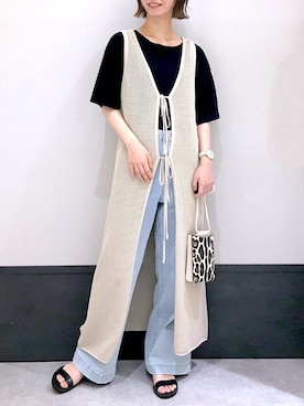 「LEPSIM」｜「アイテム（その他）」を使った、ミヨちゃんさん（レディース・165cm）の夏コーディネート