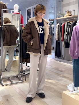 ミヨちゃんさん（レディース・166cm）の秋コーディネート