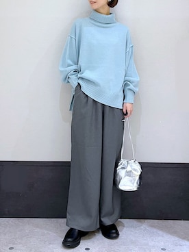 「レプシィム(LEPSIM)」｜「アイテム（ブーツ）」を使った、ミヨちゃんさん（レディース・165cm）の冬コーディネート