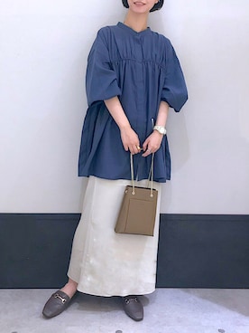 「レプシィム(LEPSIM)」｜「アイテム（ローファー）」を使った、ミヨちゃんさん（レディース・165cm）の秋コーディネート