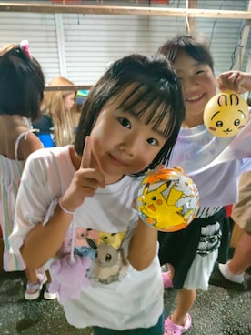 「夏祭り」｜kyokoさん（キッズ・120cm）の秋コーディネート
