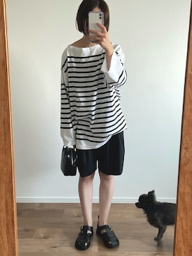 「mignon（ミニョン）のアイテム」を使った、虚構さんさん（レディース・154cm）の夏コーディネート