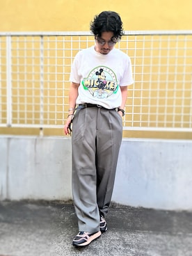 「Reebok（リーボック）のアイテム」を使った、別宮聖一 ( ベックセイイチ )さん（メンズ・169cm）の夏コーディネート