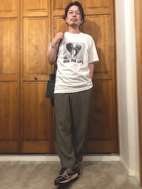 「Reebok(リーボック)のアイテム」を使った、別宮聖一 ( ベックセイイチ )さん(メンズ・169cm)の夏コーディネート